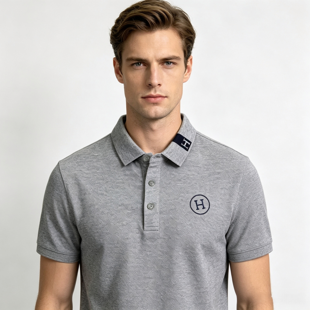 Embroidered Summer Polo